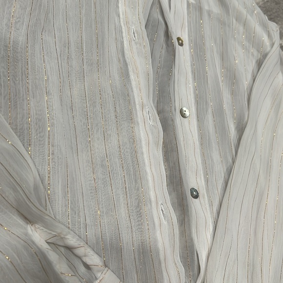 Sheer button down - Picture 2 of 2